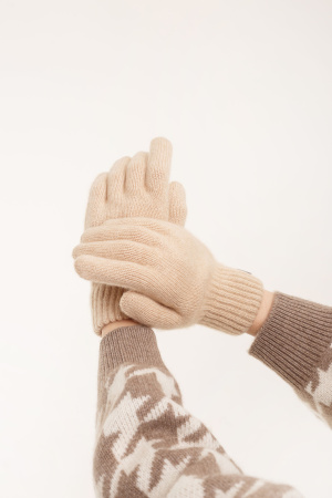 Перчатки 31100 кашемир мунх (F, 02 бежев)