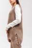 Жилет жен 06055 каш Munkh (2XL-52, 57 коричневый)