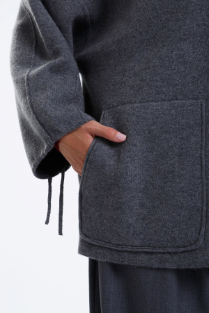 Кардиган жен каш 08384 Munkh (XL-50, 74 серый)