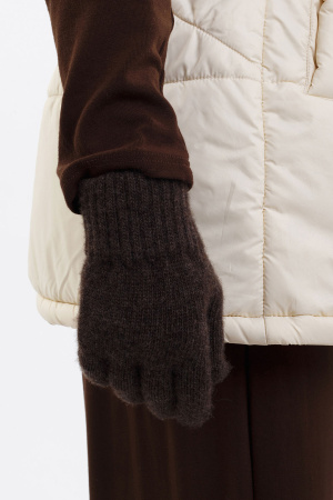 Перчатки взрослые 70% шерсть ТОД (1, шоколадный)