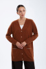 Кардиган длинный жен 08424 каш Munkh (XL-50, 808 кирпичный)
