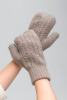 Варежки 30120 каш мунх КХ (F, 57 коричневый)