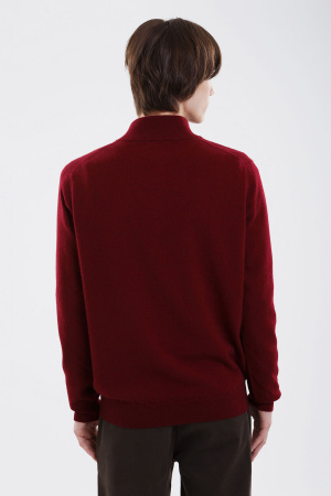 Сорочка муж 11008 на молнии каш Мунх (L-48, 46 бордо)