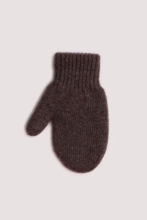 Варежки дет 100% ТОД (1, шоколадный)