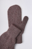 Варежки взрослые 70% шерсть Бат Сежу (1, коричневый )