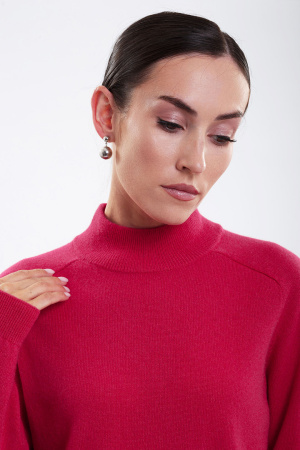 Джемпер жен 12186 каш мунх (M-46, 1717 малиново-красный)