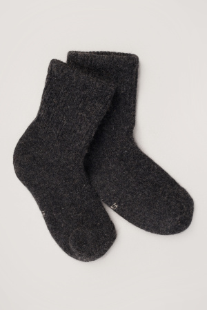 Носки дет 70% шерсть ТОД (32-34, графитовый)