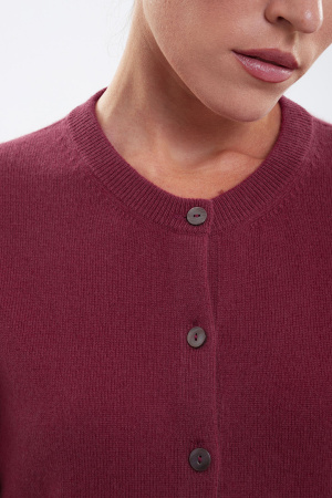 Кардиган жен 08179 каш мунх (S-44, 1209 брусничный)