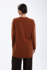 Кардиган длинный жен 08424 каш Munkh (L-48, 808 кирпичный)