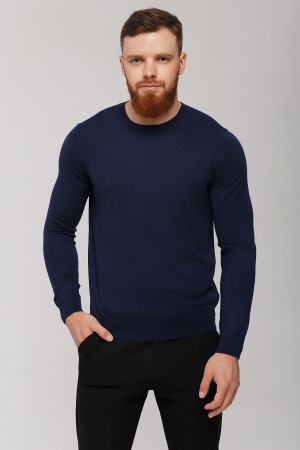 Джемпер муж KМ043844/KM045906 каш+шелк гоби (3XL-54, 1479 сапфировый)