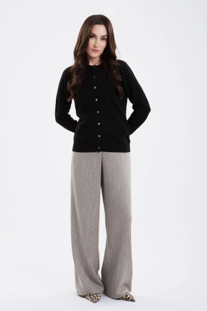 Кардиган жен KW021011 гоби (M-46, 1481 черн)