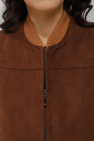 Жилет валяный на молнии Бат Сежу (50, рыжий)