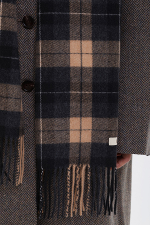 Шарф WA210207 гоби (170*30, 1481\0075\1375\1143-чер\граф\сер\беж-клетка)