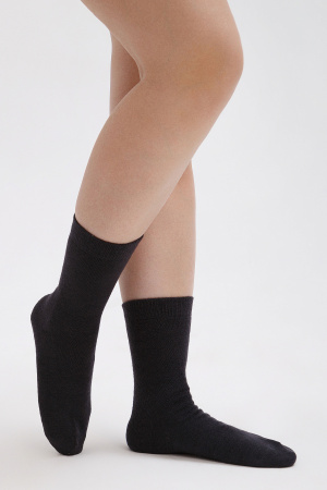 Носки 70% шерсть   (44-46, черный)