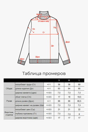 Свитер жен 12078 каш Мунх (S-44, 1172 баклаж)