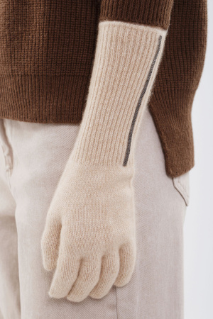 Перчатки 31131 кашемир мунх КХ (F, 02 бежев)