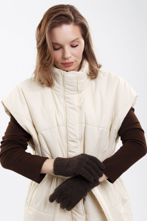 Перчатки взрослые 70% шерсть ТОД (1, шоколадный)