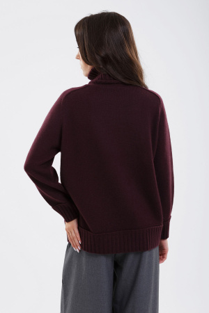 Свитер жен 12078 каш Мунх (S-44, 1172 баклаж)