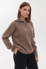 Сорочка жен 11061 на молнии каш мунх (M-46, 57 коричневый)