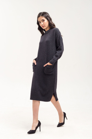 Платье 13094 каш Мунх (L-48, 75 графитовый)