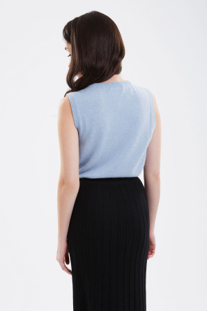 Жилет жен KW030190 гоби (S-44, 520 голубой)