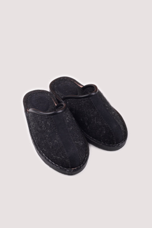 Тапочки войлочные без пятки Bogts (36-37, черный)