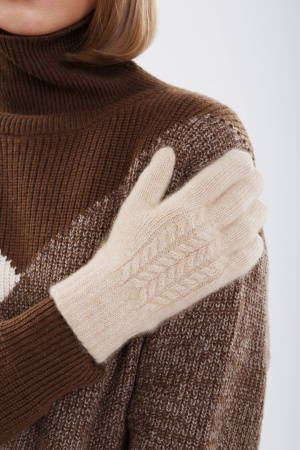 Перчатки 31121 кашемир КХ (F, 02 бежев)