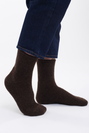 Носки 100% шерсть КАШЕМИР ХАУС (ХК) (34-36, шоколадный)