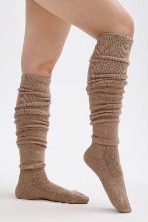 Чулки 70% шерсть ТОД (F, коричневый )