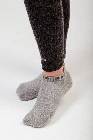 Носки укороченные 70% шерсть ТОД (34-36, серый)