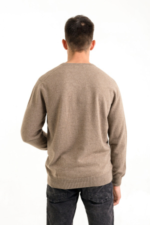 Пуловер муж KM070419E (720067WE (718018)) гоби (S-44, 57 коричневый)