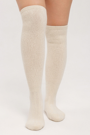 Гольфы 100% шерсть ТОД (F, бежевый )