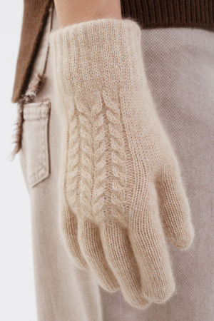 Перчатки 31121 кашемир КХ (F, 02 бежев)