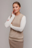 Жилет жен KW030190 гоби (M-46, 1000 бежево-серый)