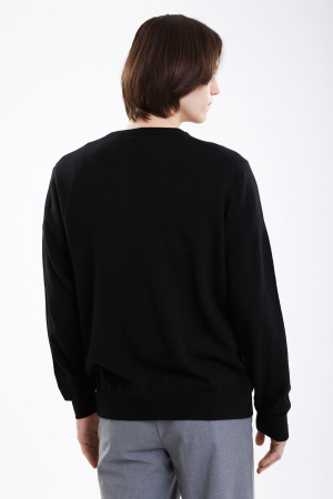 Джемпер муж КМ040800 (420169WE (416014)) гоби (M-46, 1481 черн)