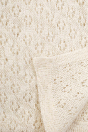 Палантин шерсть вязанный ТОД (70*200, бежевый)