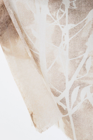 Шаль WA990002 гоби (200*65, 0001/А181 беж*кор*принт)