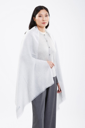 Палантин кашем WF57048 БлюСкай  (180*70, 1100 пастельно-голуб)