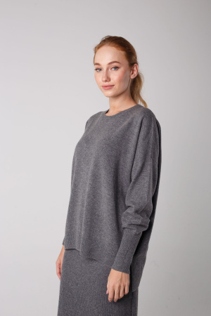Джемпер жен 01166 каш Munkh (2XL-52, 74 серый)