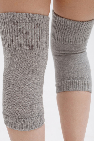 Наколенники короткие 70% шерсть ТОД (F, серый)