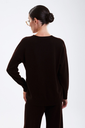 Кардиган жен 08397 каш Munkh (L-48, 221 шоколад)