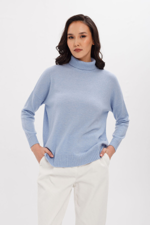 Свитер жен 12072 каш Мунх (M-46, 520 голубой)
