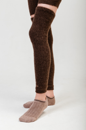 Гетры 100% шерсть ТОД (F, шоколадный)