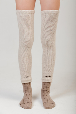 Гетры 100% шерсть ТОД (F, бежевый )