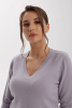 Пуловер жен KW071532 гоби (M-46, 1556 пастельно-лилов)