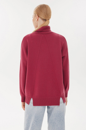 Свитер жен 12072 каш Мунх (L-48, 1209 брусничный)