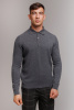 Сорочка муж на пугов KM010140 гоби (M-46, 147 темно-серый)