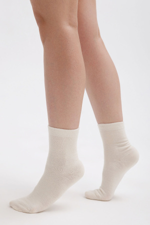 Носки 70% шерсть   (35-37, белый)