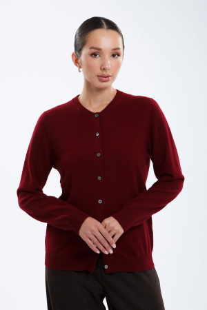 Кардиган жен 08478 (08179) каш Munkh (M-46, 46 бордовый)