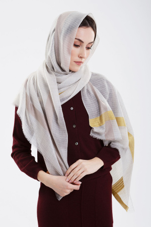 Палантин WA200331 Гоби (200*90, 854/245/462/0497 серебр/золотист)